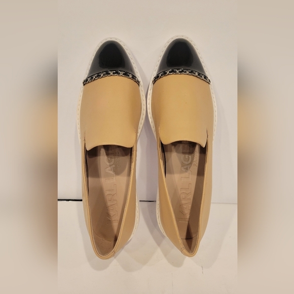 Karl Lagerfeld Caralee Leather Loafers Colorblock Women's Size 7M - Picture 6 of 10